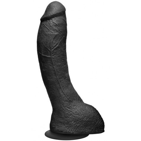 Черный фаллоимитатор-насадка The Perfect P-Spot Cock With Removable Vac-U-Lock Suction Cup - 22,9 см.