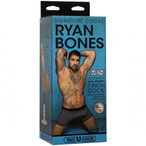 Телесный фаллоимитатор Ryan Bones 7" ULTRASKYN Cock - 18,4 см.