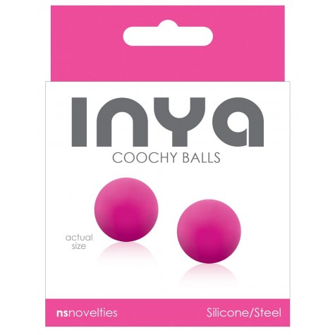 Розовые вагинальные шарики без сцепки INYA Coochy Balls Pink